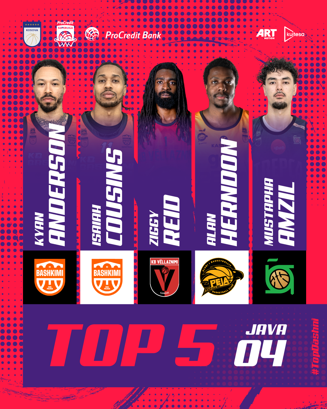 Anderson, MVP i derbit dhe javës