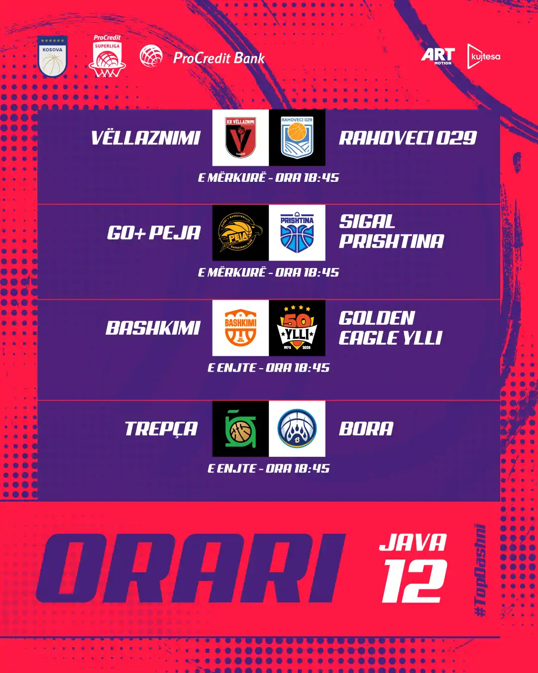 Mesjava sjell super përballje në ProCredit Superligë