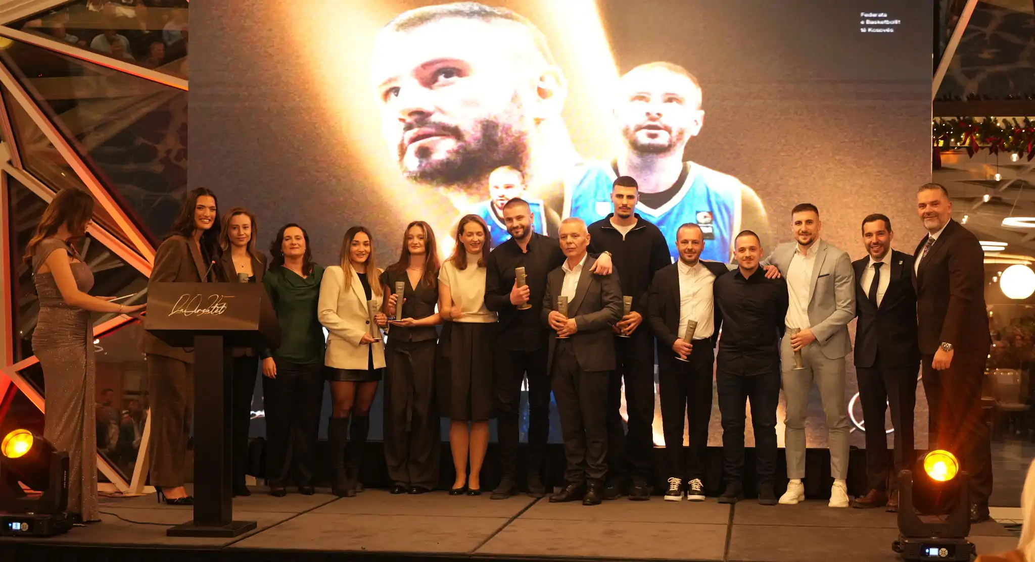 Dardan Berisha dhe Malvina Haziri, yjet e basketbollit të Kosovës 