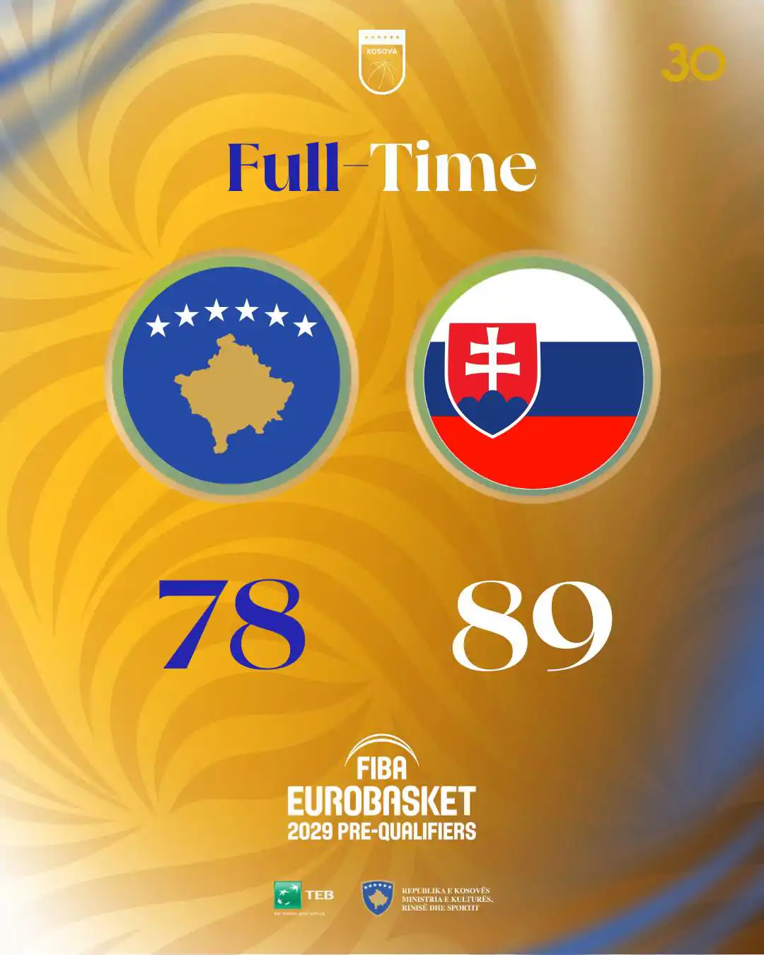 Kosova lufton deri në fund, por mundet nga Sllovakia