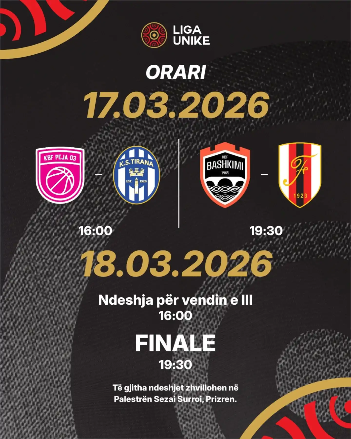 Sfidat gjysmëfinale të Final 4 Ligës Unike