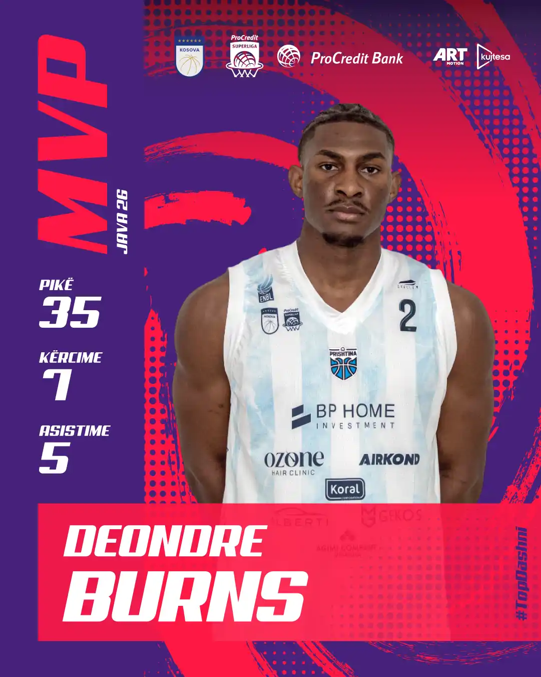 Burns, MVP i javës 