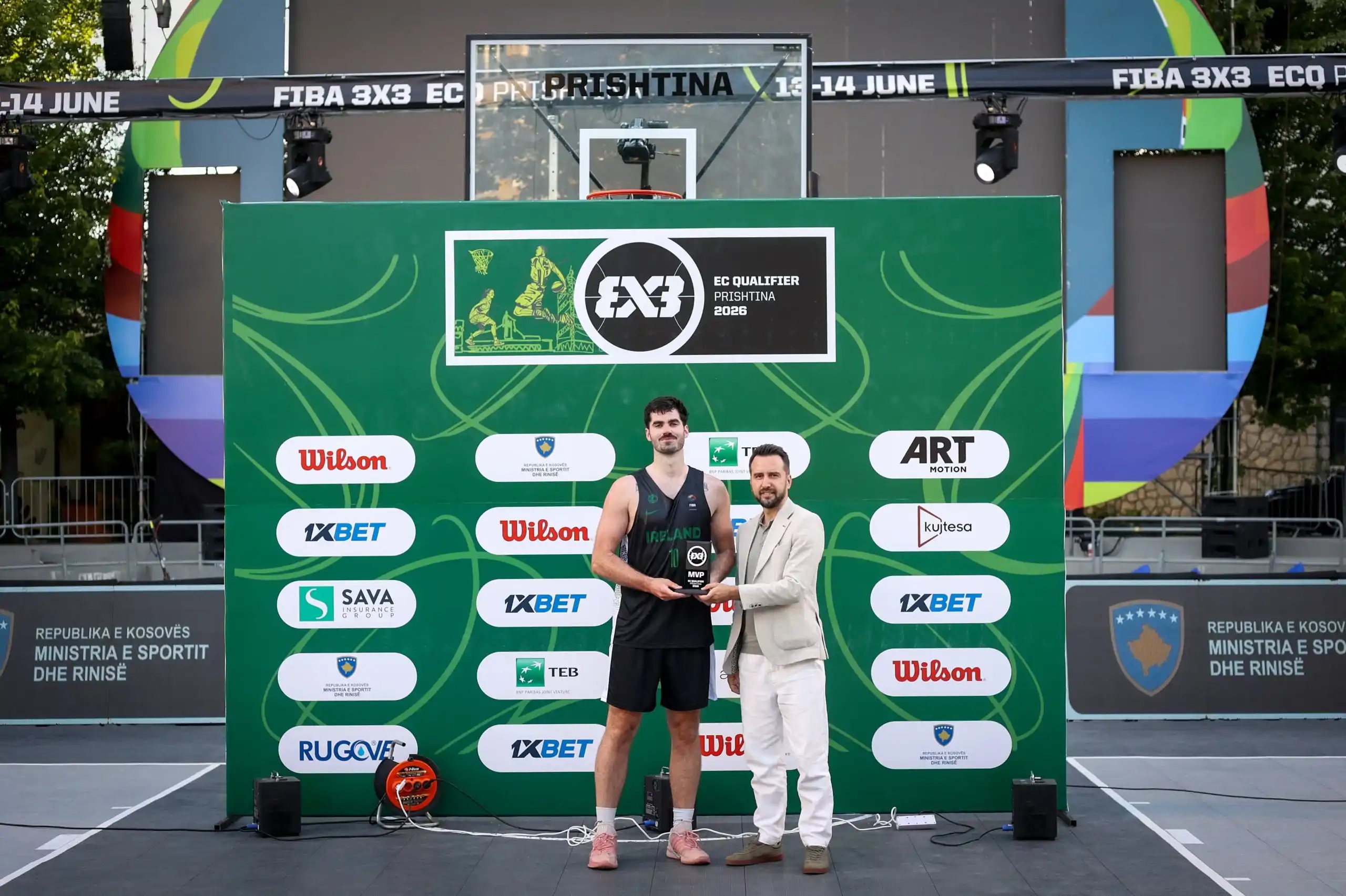 Azerbajxhani te femrat dhe Irlanda te meshkujt fitojnë në FIBA 3x3 ECQ Prishtina 2026