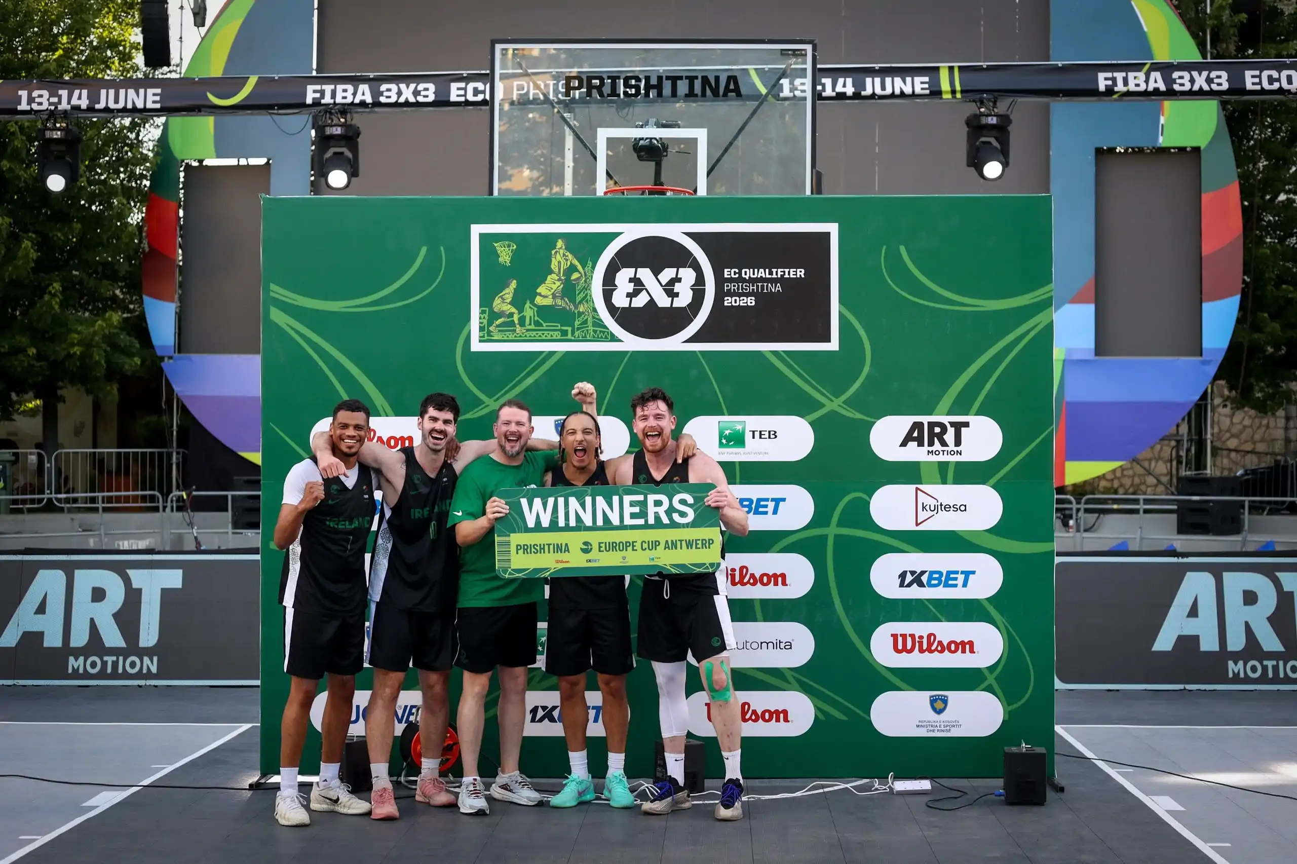 Azerbajxhani te femrat dhe Irlanda te meshkujt fitojnë në FIBA 3x3 ECQ Prishtina 2026