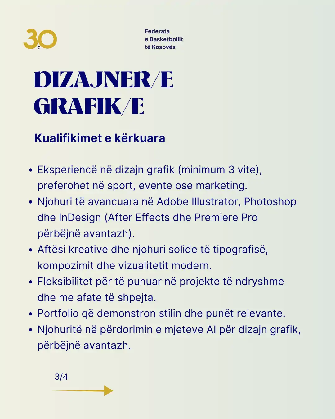 FBK hap konkurs pune për Dizajner/e Grafik/e