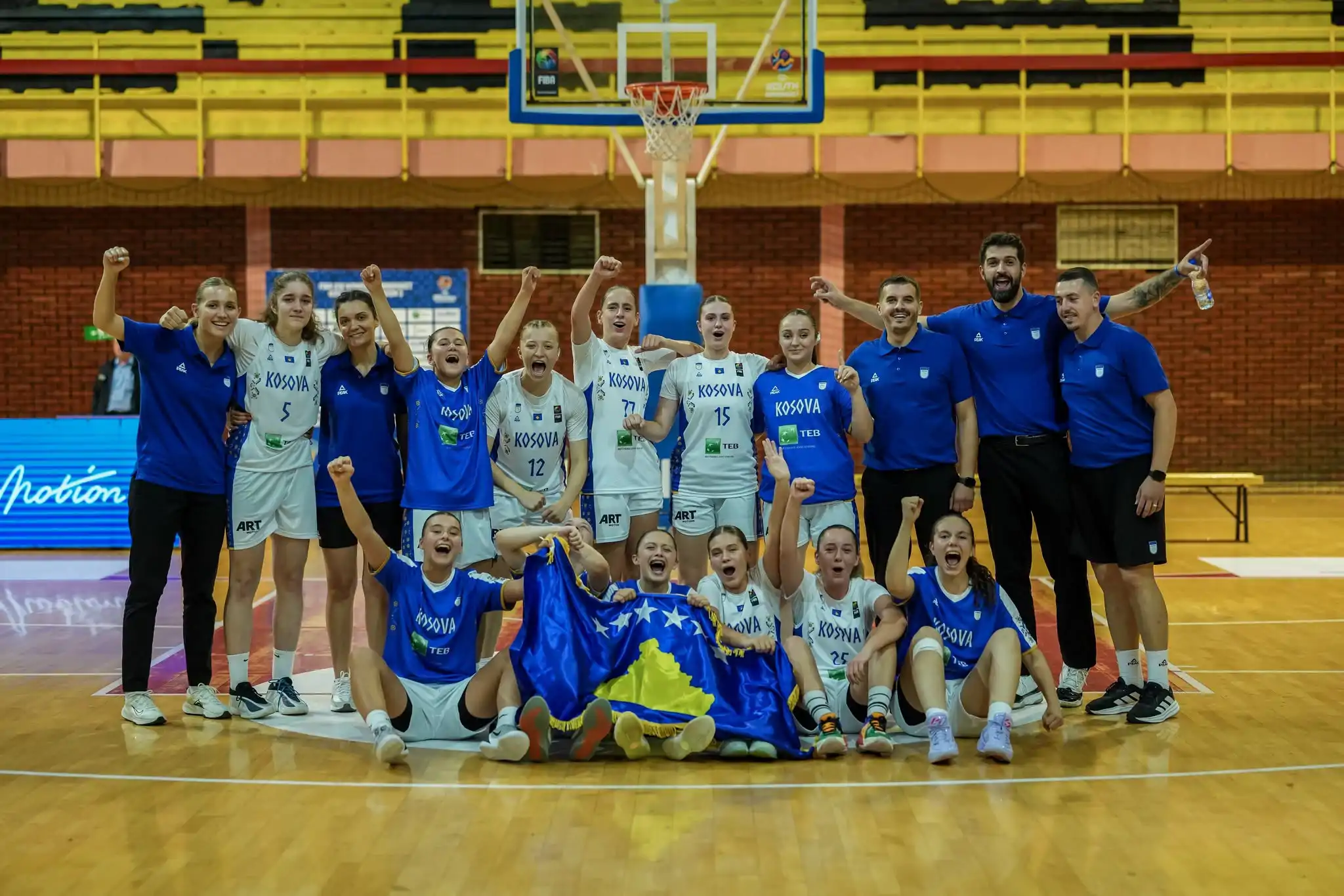 Albumi i ndeshjes Kosova-Gjeorgjia, FIBA U18 Women’s, Divizioni C