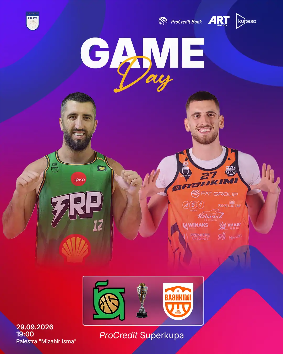 Trepça dhe Bashkimi sonte për trofeun e ProCredit Superkupës