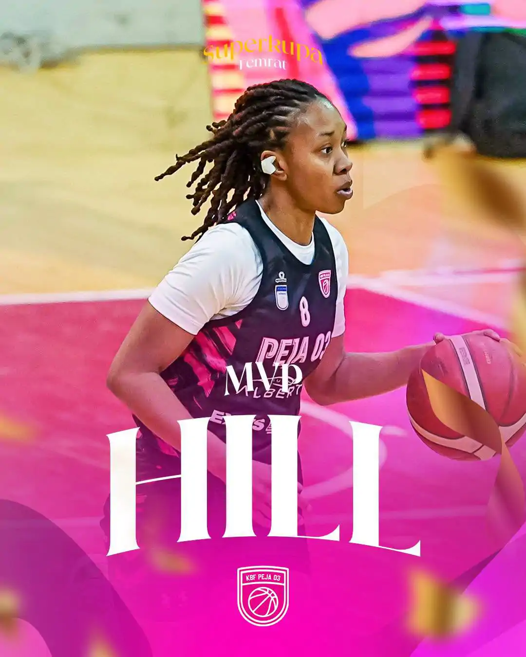 Camryn Hill, MVP e Superkupës së Kosovës për Femra