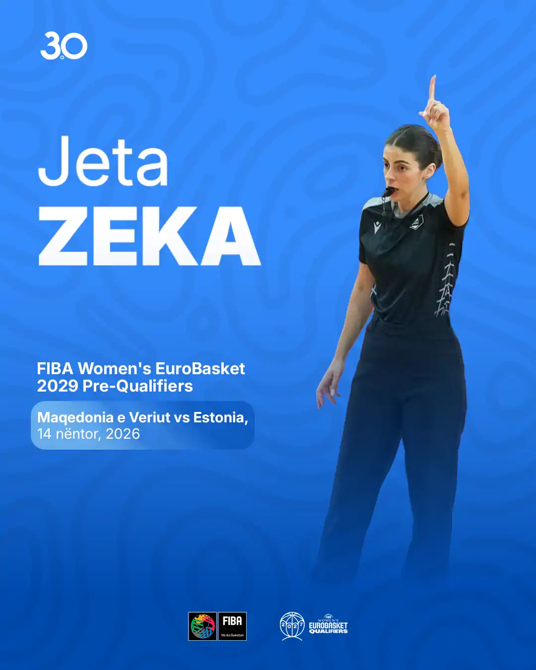 Vlora Braha, Jeta Zeka dhe Xhelal Mumini me nominime nga FIBA për ndeshjet ndërkombëtare